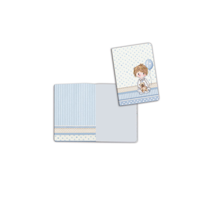 Stamperia A6 Notebook Baby Boy Balloon (ENBA6021) ( ENBA6021)